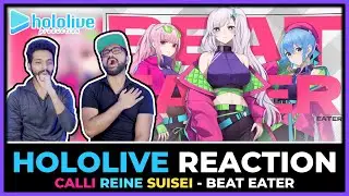 HOLOLIVE - CALLI REINE SUISEI BEAT EATER REACTION (HOLO EN, ID, JP COLLAB)