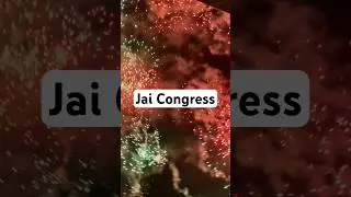 Congress party celebrations #congress #revanthreddy #firecracker #celebrations