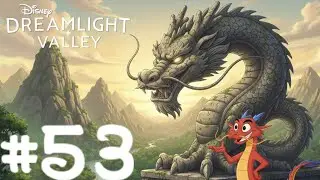 Let's play Disney Dreamlight Valley #53 La statue du gros dragon de pierre de Mushu