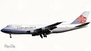 China Airlines Flight 611 - Crash Animation 