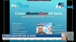 Corso MasterCam 2d base - Lezione 4