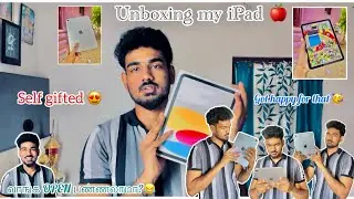 Unboxing my iPad A16 11 th generation | self gifted product for YouTube creation 😅| #6point3 #ipad