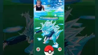 🤯✨shiny Sandshrew pokemon go in#shiny #pokemongo