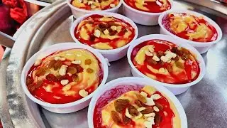 Famous FANCY FALOODA of Kolkata at Only 40 Rupees | Ultimate Falooda Making Indian Street Food
