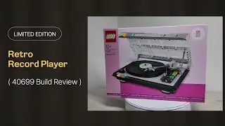 LEGO LIMITED EDITION 40699 Retro Record Player build review full version