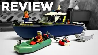 Lego City 60456 Полицейский катер (распаковка и обзор)