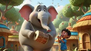 Motu Haathi Dance 🐘💃 | Funny Elephant Cartoon Song | Hindi Kids Rhymes