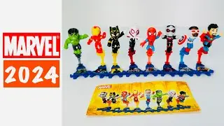Киндер Сюрприз Полная Коллекция 2024 МАРВЕЛ. Kinder Surprise &Uuml;berraschung MARVEL 2024
