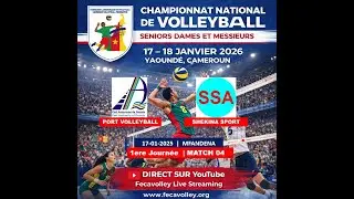 PORT AUTONOME vs SHEKINA SPORT  Match 4 | Mens | Cameroon Volleyball Championship 2026