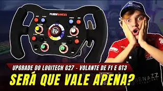 Analise de volante de Formula1 e GT3 para logitech. (ISSO MUDOU TUDO!!!)