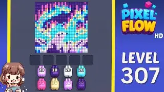 Pixel Flow Level 307 Solution Walkthrough