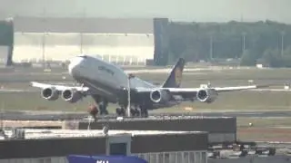 Lufthansa Boeing 747-800 D-ABYL Take Off Frankfurt am Maim FRA