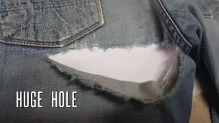 PRPS JEAN Repair Service @ The Denim Doctor Manchester England, Before & After Video. #denimrepairs
