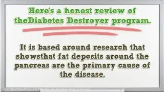 Honest And Informational Diabetes Destroyer Review