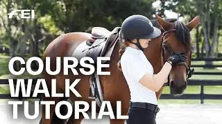 How to walk a Showjumping course? Tutorial with Bethany Lee | Guest Vlog