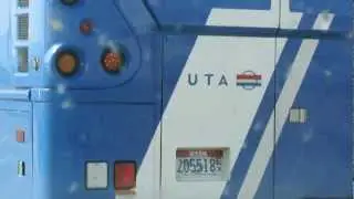 Netherlands bus in Salt Lake City Utah USA ?? Flag of Holland In America UTA TRAX