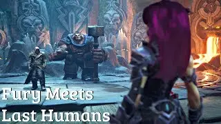 Darksiders 3 - Fury Meets Ulthane & Humans In Human Shelter Cutscene (Darksiders 2018) PS4 Pro