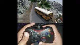 School Bus Struggle | Uphill Bus Driving |  BeamNG.drive