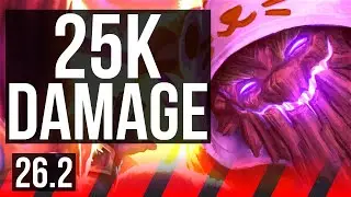 MAOKAI vs BLITZCRANK (TOP) | 25K damage | KR Diamond | 26.2