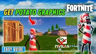 How to get potato graphics in Fortnite without NVidia