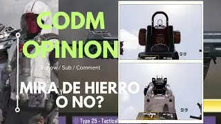 Miras de hierro, valen la pena? Opinion en CODM