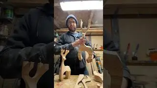 Woodworking Magic: Create 3D Bandsaw Reindeer in Minutes!