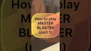 How to play MASTER BLASTER 🎸 part 1 (Key: D major) #learnbass #bass #steviewondercover