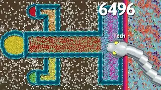 OMG 🐍 KING SILVER SNAKE COLLECTING A BIG SNAKES POINTS OUT OF MAP 🐍 BEST EPIC SNAKE IO GAMEPLAY🐍 973