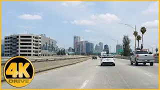 Driving Tour of I-10 Freeway (Santa Monica to Boyle Heights) [4K]