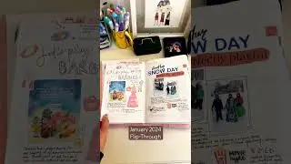January 2024 Hobonichi Cousin Flip-Through #memorykeeping #journalflipthrough #memoryplanner