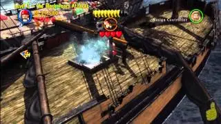 Lego Pirates of the Caribbean: Level 3 The Black Pearl Attacks - Story Walkthrough - HTG