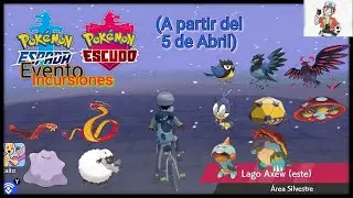 Pok&eacute;mon Espada/Escudo: Evento Incursiones Abril
