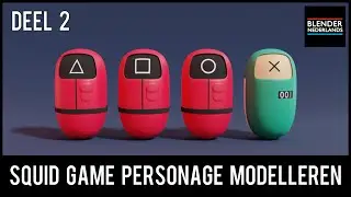 Squid Game Personage Modelleren Deel 2
