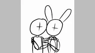 Easter special drawing ( Bonnie X Chica )