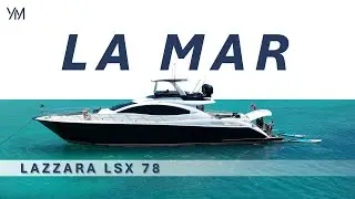 24M Lazzara Luxury Charter Yacht Cruising Gold Coast Seaway | Available For Sale Now