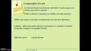 18.  Il conguaglio fiscale