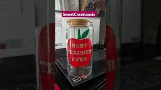 Teacher glass cup #personalizedcup#cricut #vinyl #maestra #giftideas #cups #cricut