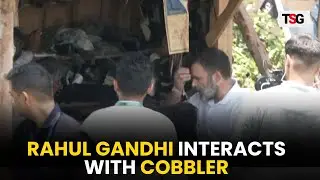 Rahul Gandhi Visits Cobbler&rsquo;s Shop in Sultanpur, Assures Support for Local Business