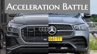 Acceleration Battle | Audi Q8 50TDI  VS Mercedes Benz GLE 350D