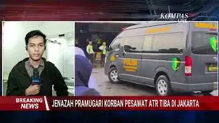 Momen Jenazah Pramugari Korban Pesawat ATR 42 500, Florencia Lolita Wibisono Tiba di Jakarta