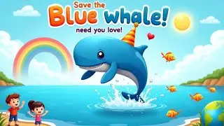 Protect the Blue Whales | Kids Song | Song with Lyrics for Kids #nurseryrhymes