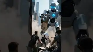 Epic Sci-Fi Scene | Humanoid Robot Saves Civilians in NYC Disaster | Robot & Terminator