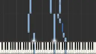 Chris de Burgh A Spaceman Came Travelling [ Easy Piano Tutorial] Synthesia