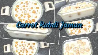 Carrot Rabdi Jamun Recipe#cooking #tasteofindia #cookingrecipes #food #recipe 