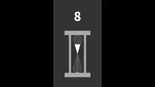 8 Seconds Timer ‐ Hourglass（Vertical）