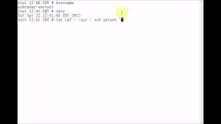 GNU/Linux - Copy Filesystem Tree to Remote Host Using Tar and SSH.