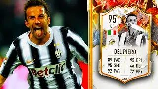 95 TROPHY TITANS ICON DEL PIERO PLAYER REVIEW - FIFA 23