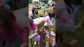 💕💙 Mom was ready to fight after Gender Reveal #babyshower #babyshower #genderreveal