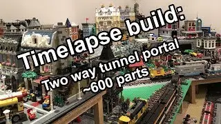 MOC tunnel portal - Time lapse build