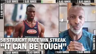 Michael Johnson&rsquo;s Biggest Struggle During his 8 Year 400m Win Streak | 2 BLACK RUNNERS CLIPS